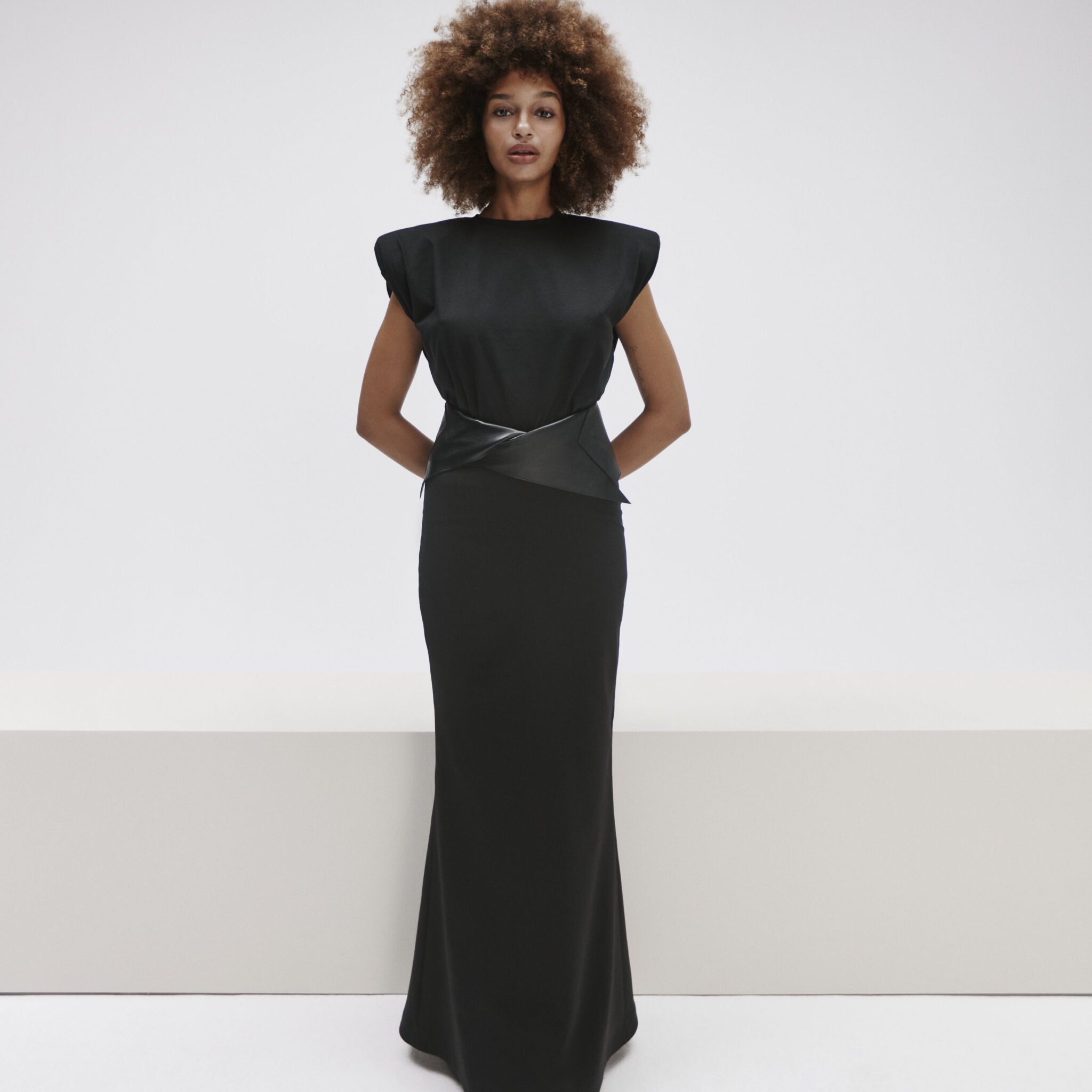 maxi skirt with train