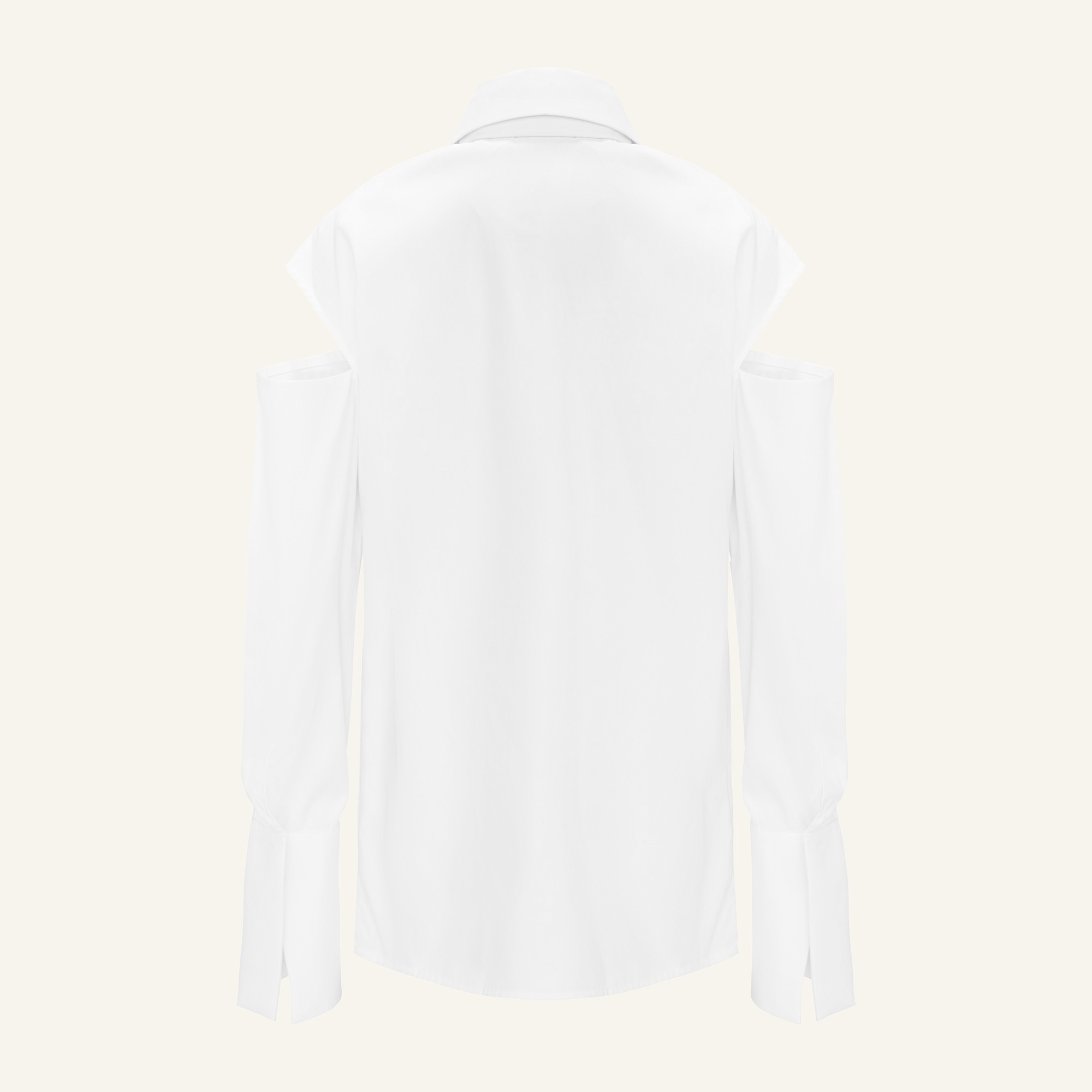 longline shirt tie - bare shoulders