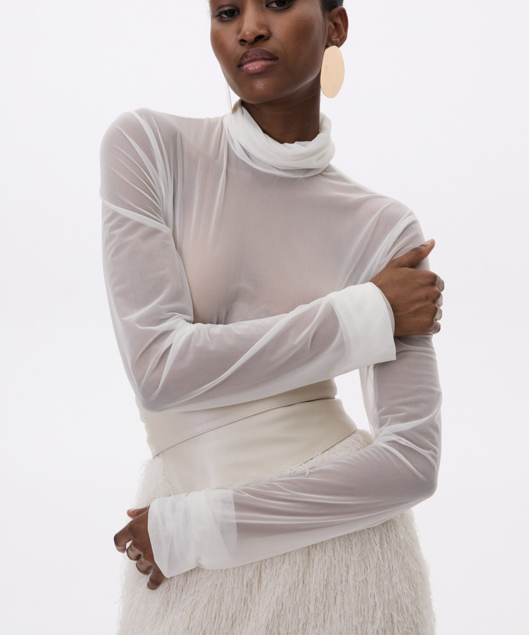 Maxi turtleneck dress