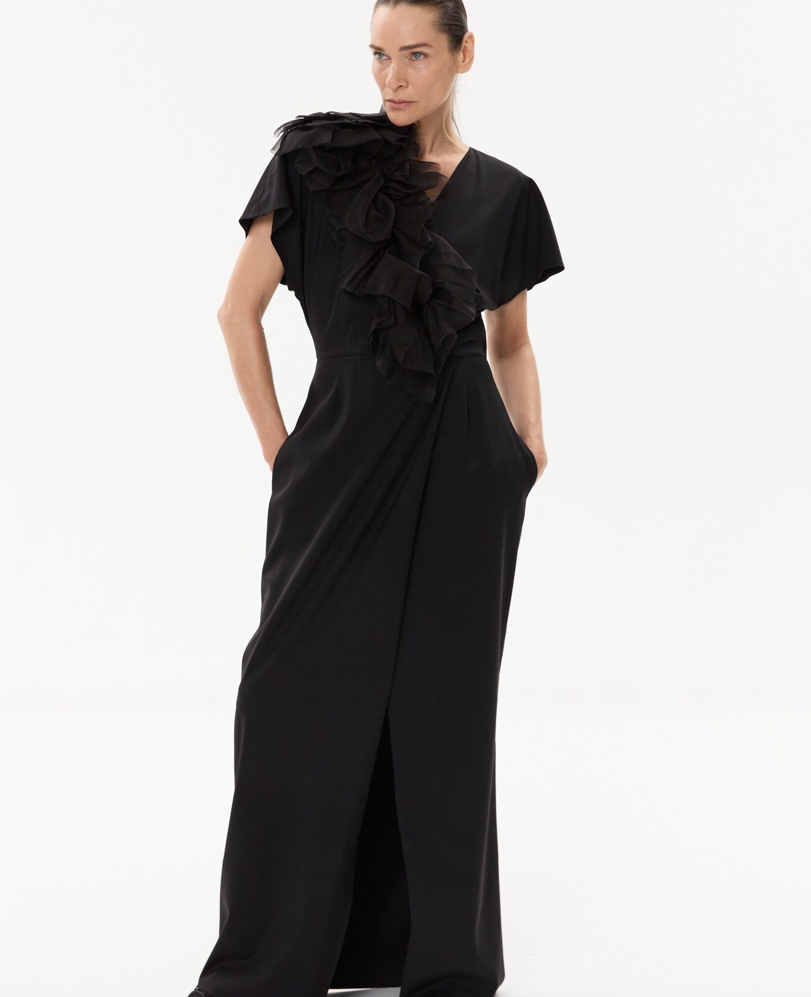 long dress with ornament