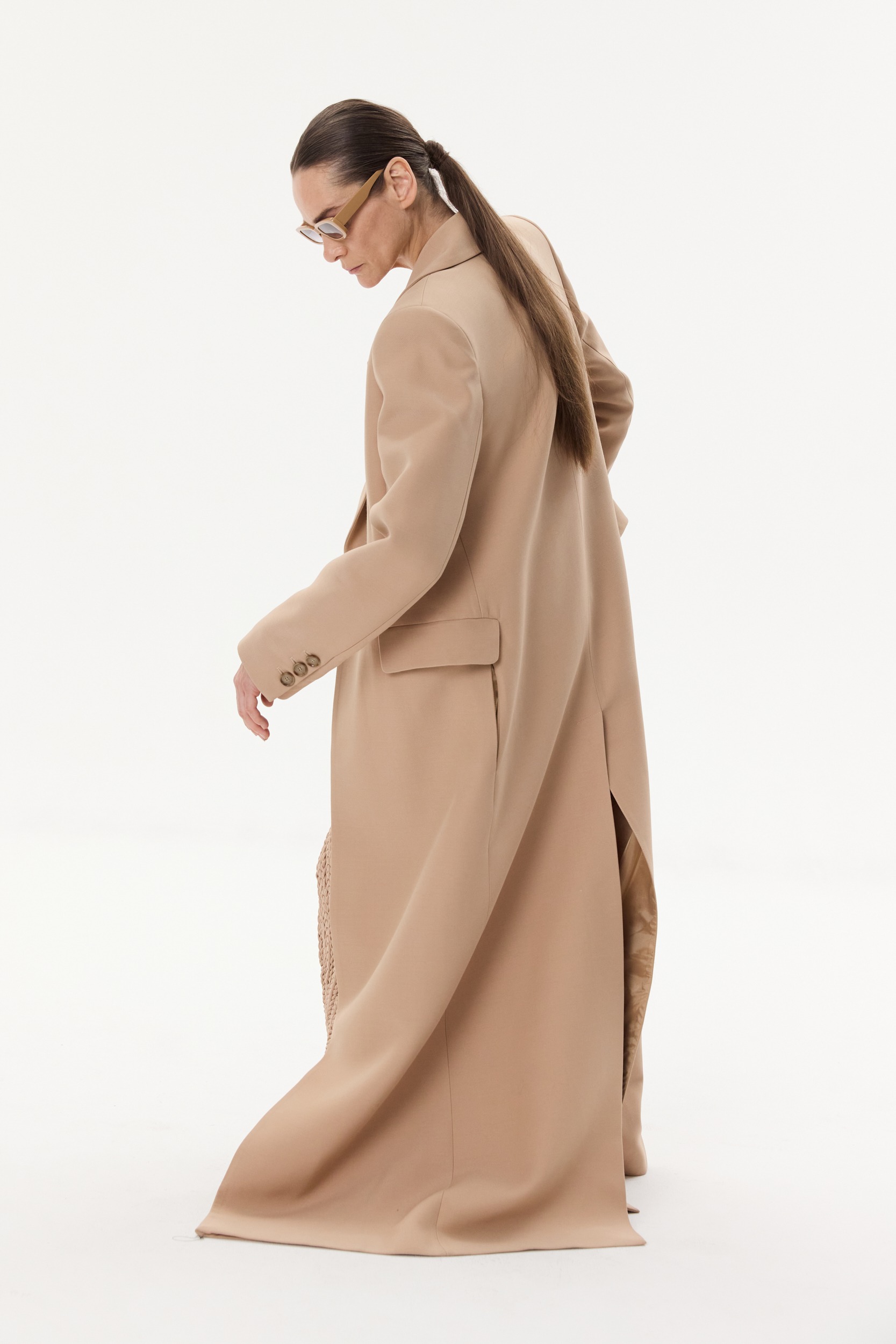 Long woolen coat