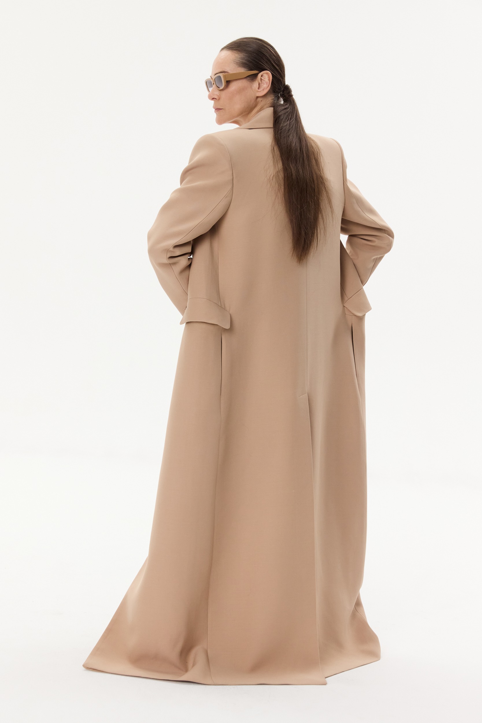 Long woolen coat