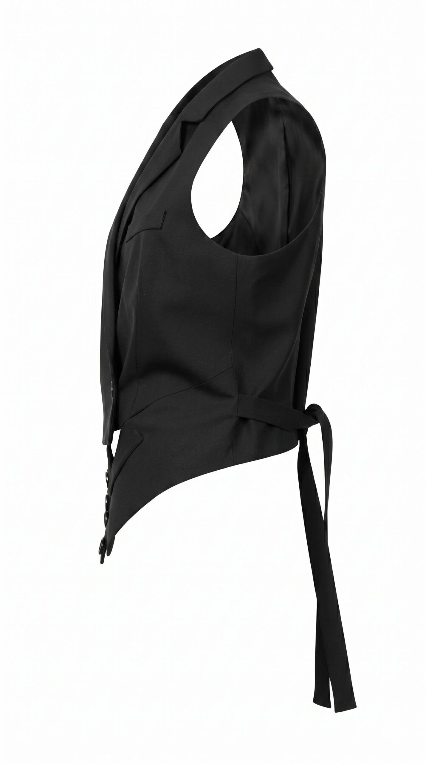 Tailored-waist vest