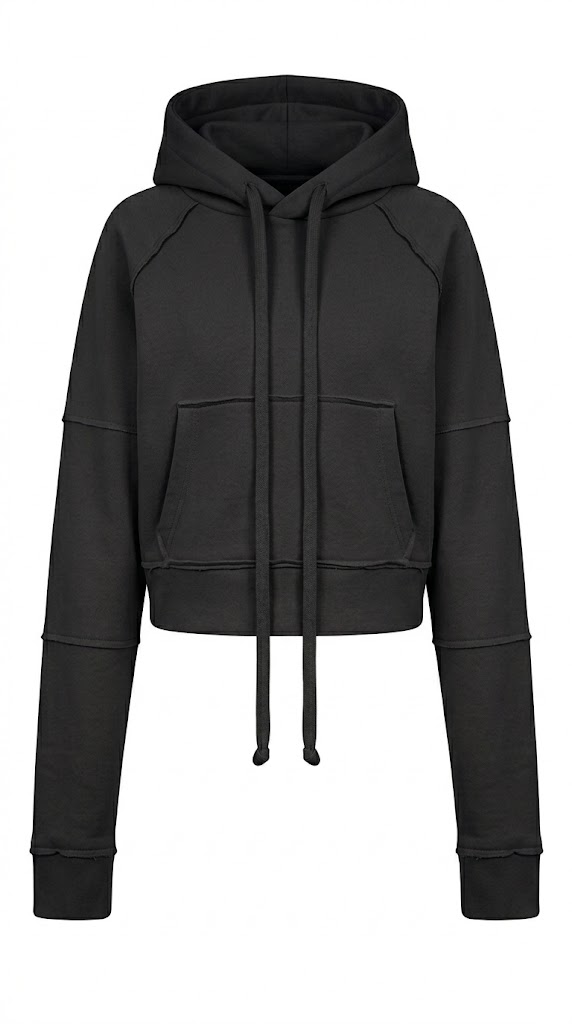 Short hoodie