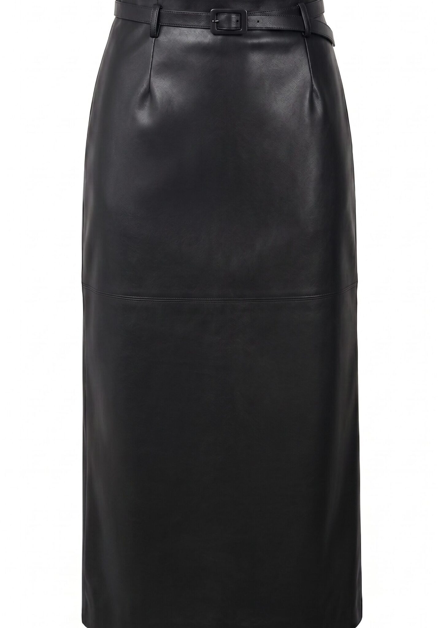 Fitted midi skirt